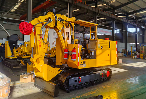 山东矿安重工有限公司生产的MWD5.8/0.28L煤矿用液压挖掘机发往山西吕梁